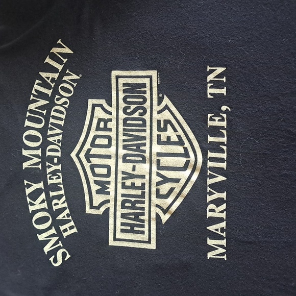 Men's Smoky Mountain Harley-davidson Tshirt - Picture 5 of 6